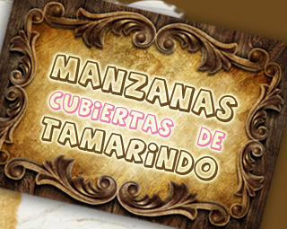 Manzanas Cubiertas de Tamarindo